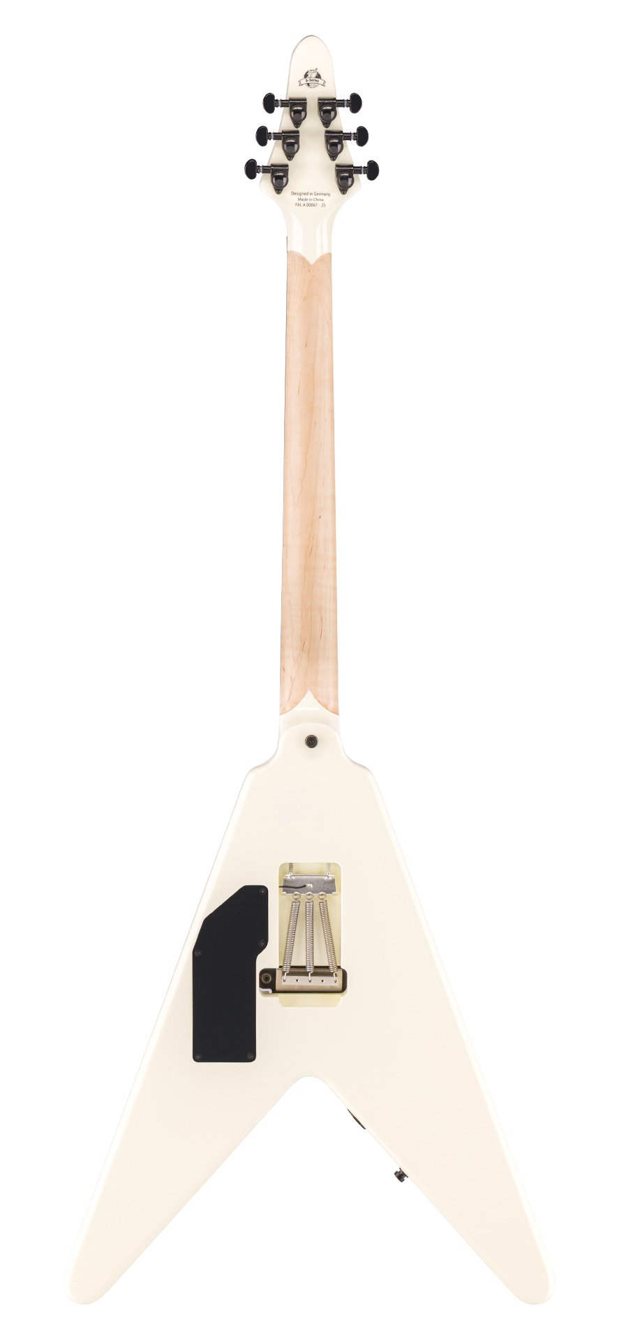 Artist Line Shark Series WH-1, w/ Floyd Rose - Solid Creme White High Polish